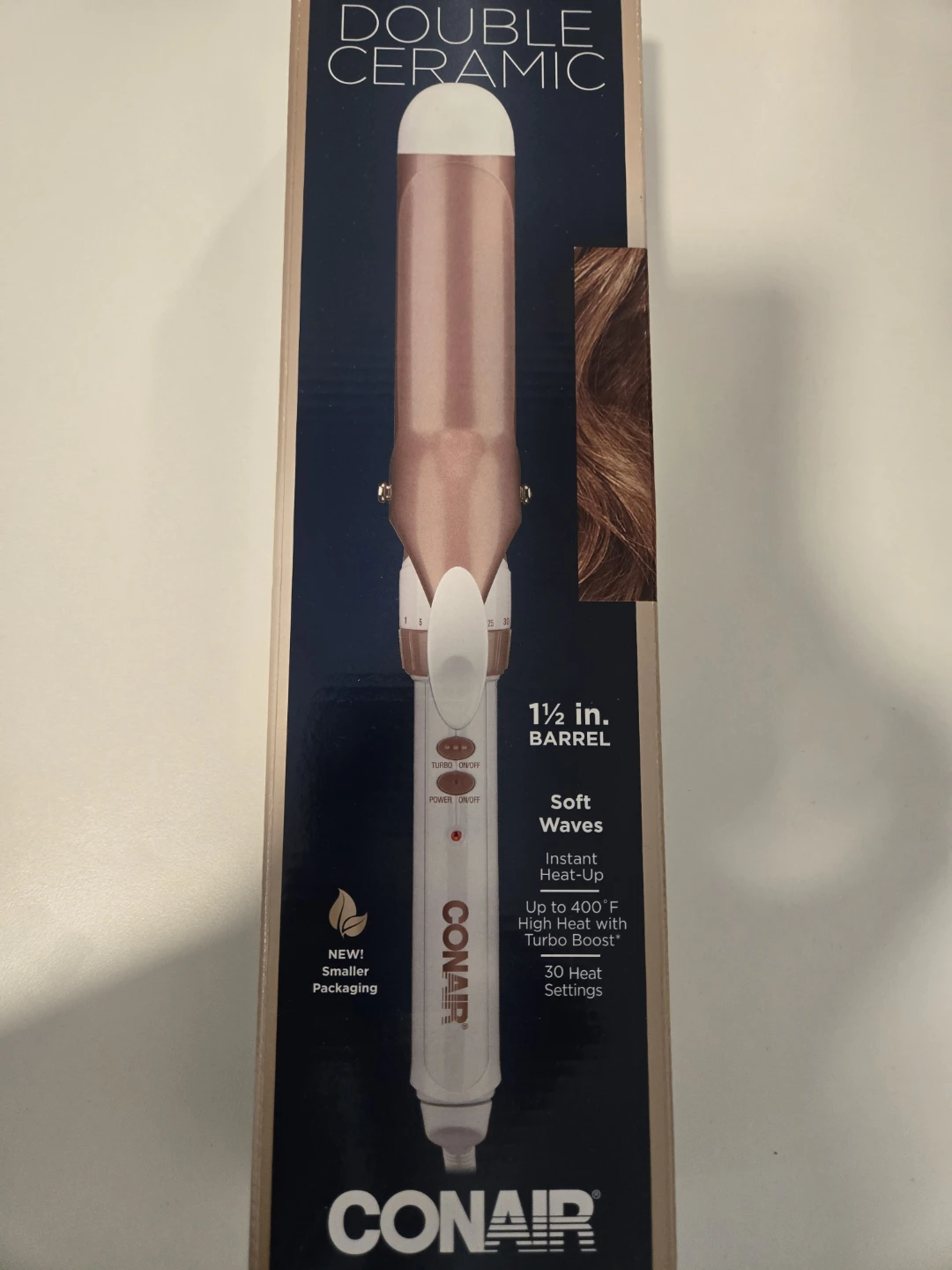(moving sale) Conair Double Ceramic 1 1/2 inch Curling Iron