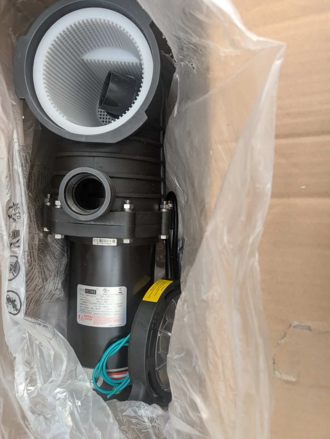 VIVOHOME 2.0 HP Swimming Pool Pump - photo 2