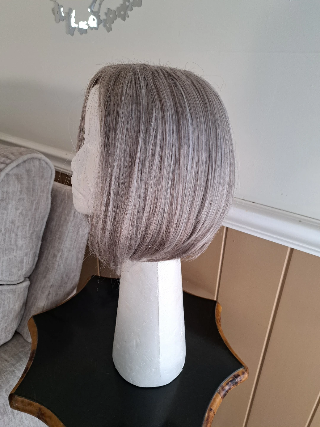 Wig - Gray Bob Style - photo 2