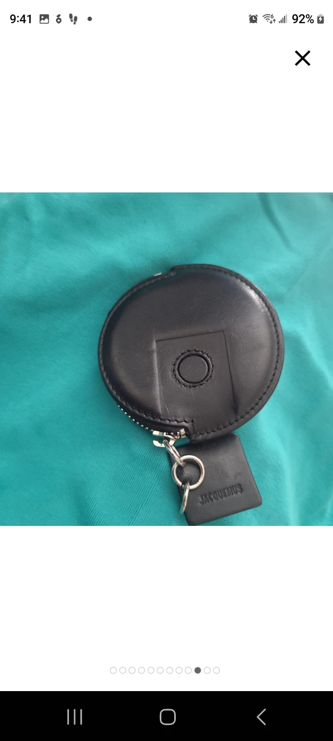 Jacquemus Black Leather Coin Pouch - photo 4