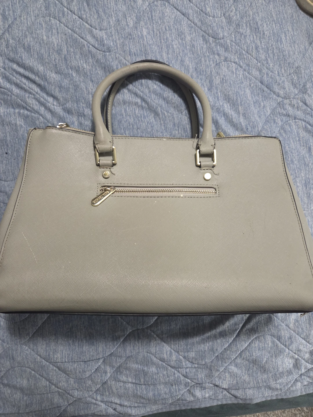Michael Kors Grey Leather Tote Bag - photo 3