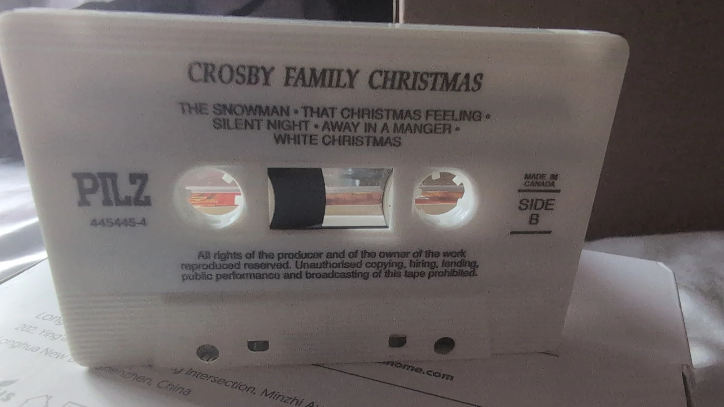 Crosby Family Christmas Cassette Tape - photo 3