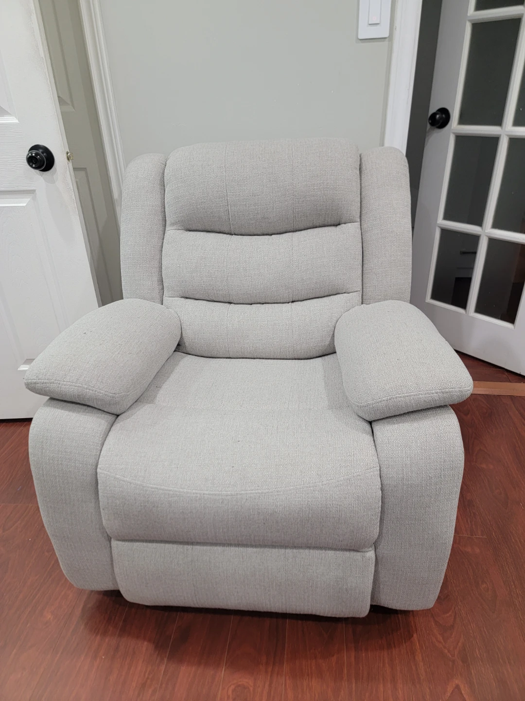 Light Grey Recliner Chair
