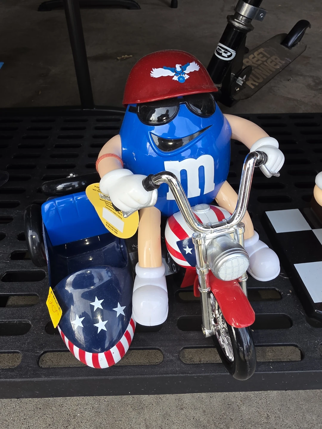 M&M's Character Motorcycle candy dispenser