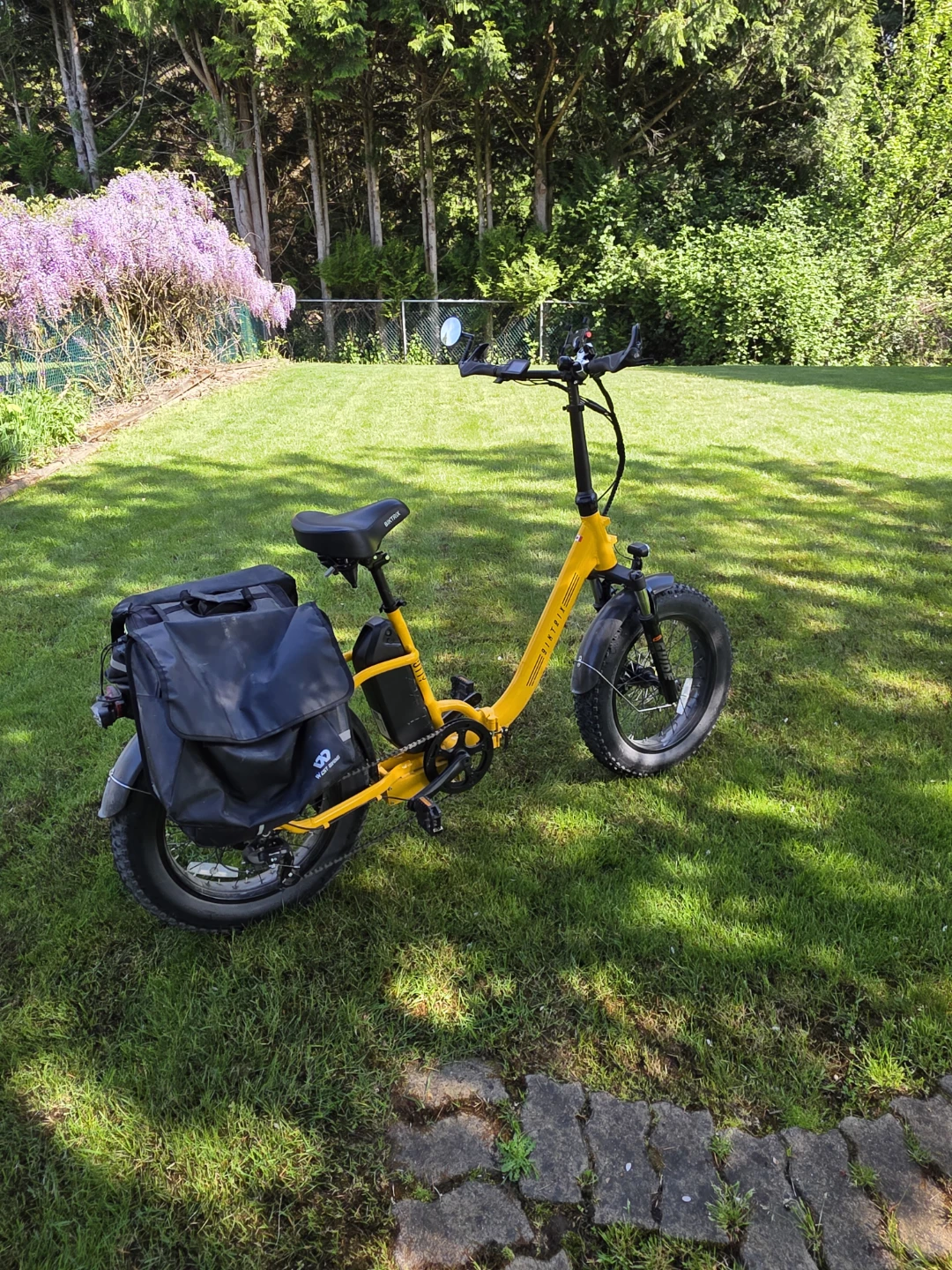 Yellow Electric Fat Tire Bike by Biktrix - photo 3