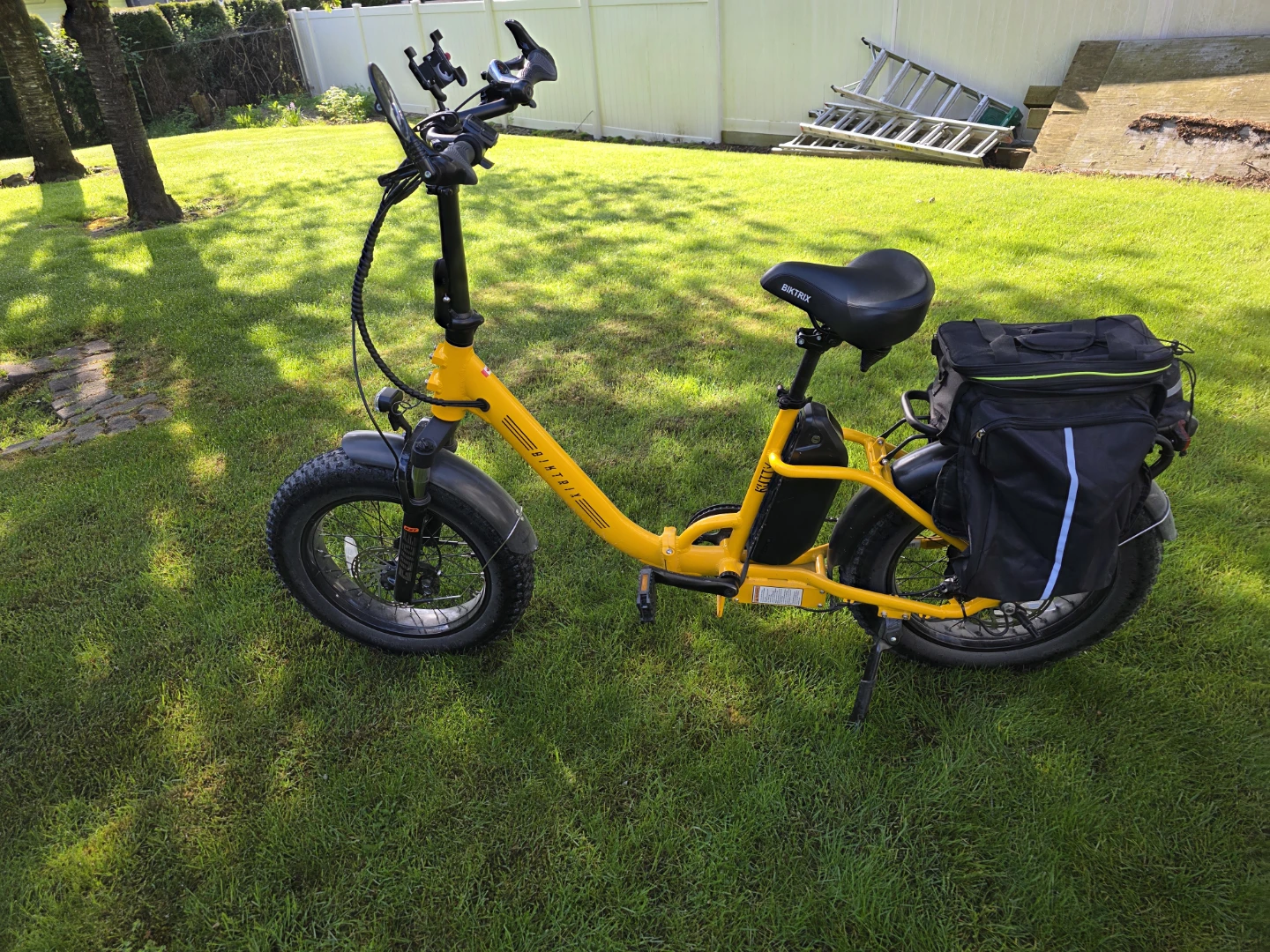 Yellow Electric Fat Tire Bike by Biktrix - photo 5