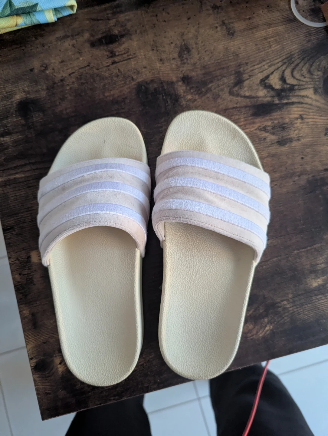 Adidas Adilette Shower Slides Cream - photo 2