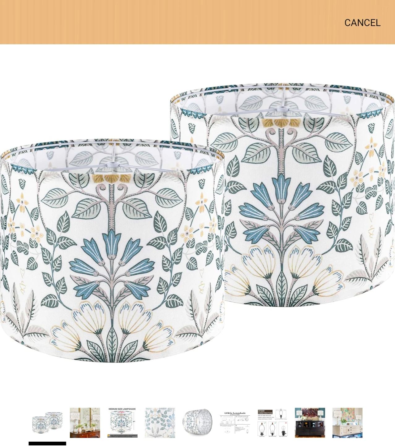 GO&So Lampshade - Medium Size Drum Shade
