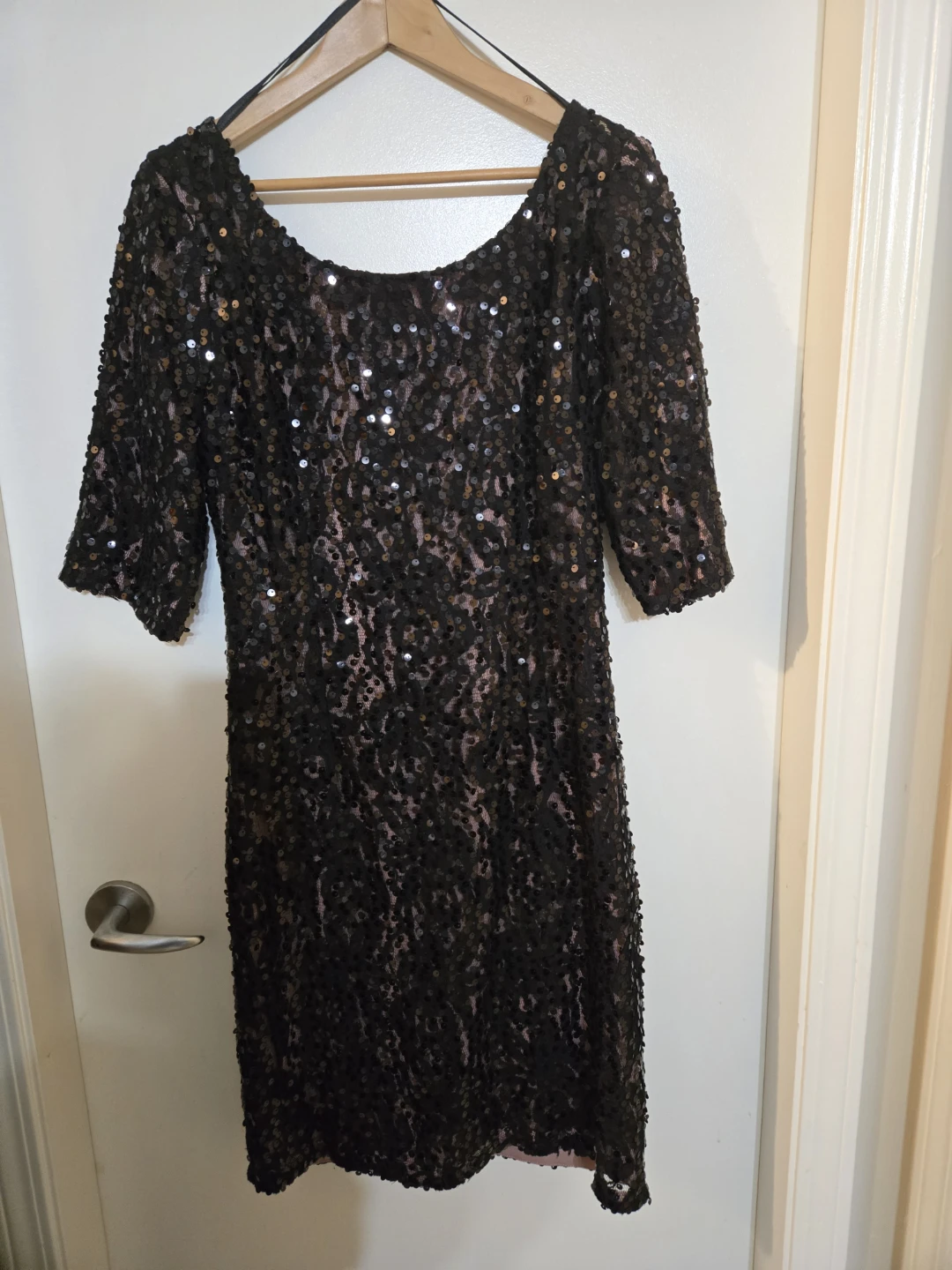 Sparkly Black Sequin Dress - photo 2