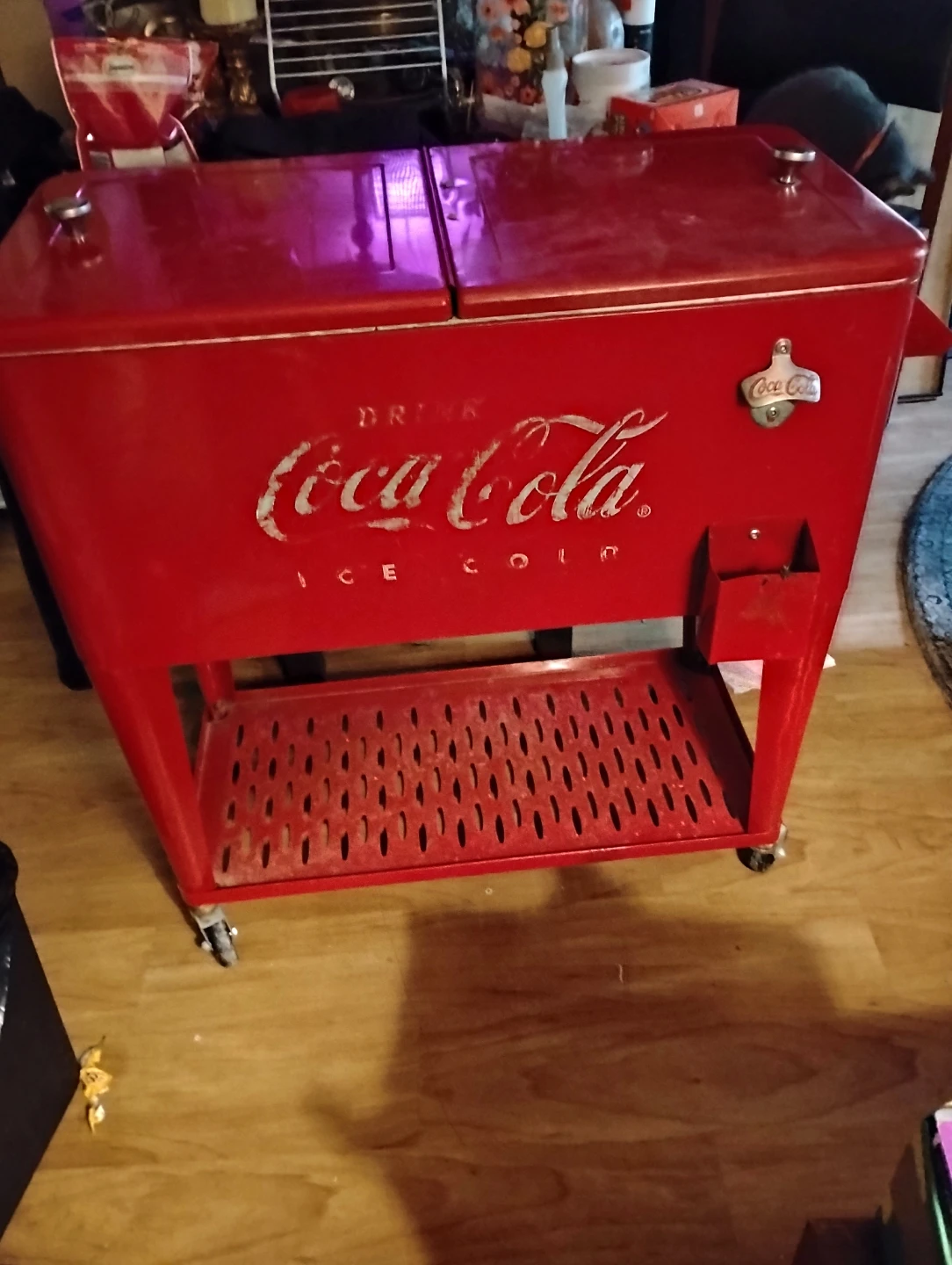 Coca-Cola Rolling Cooler Cart - photo 4