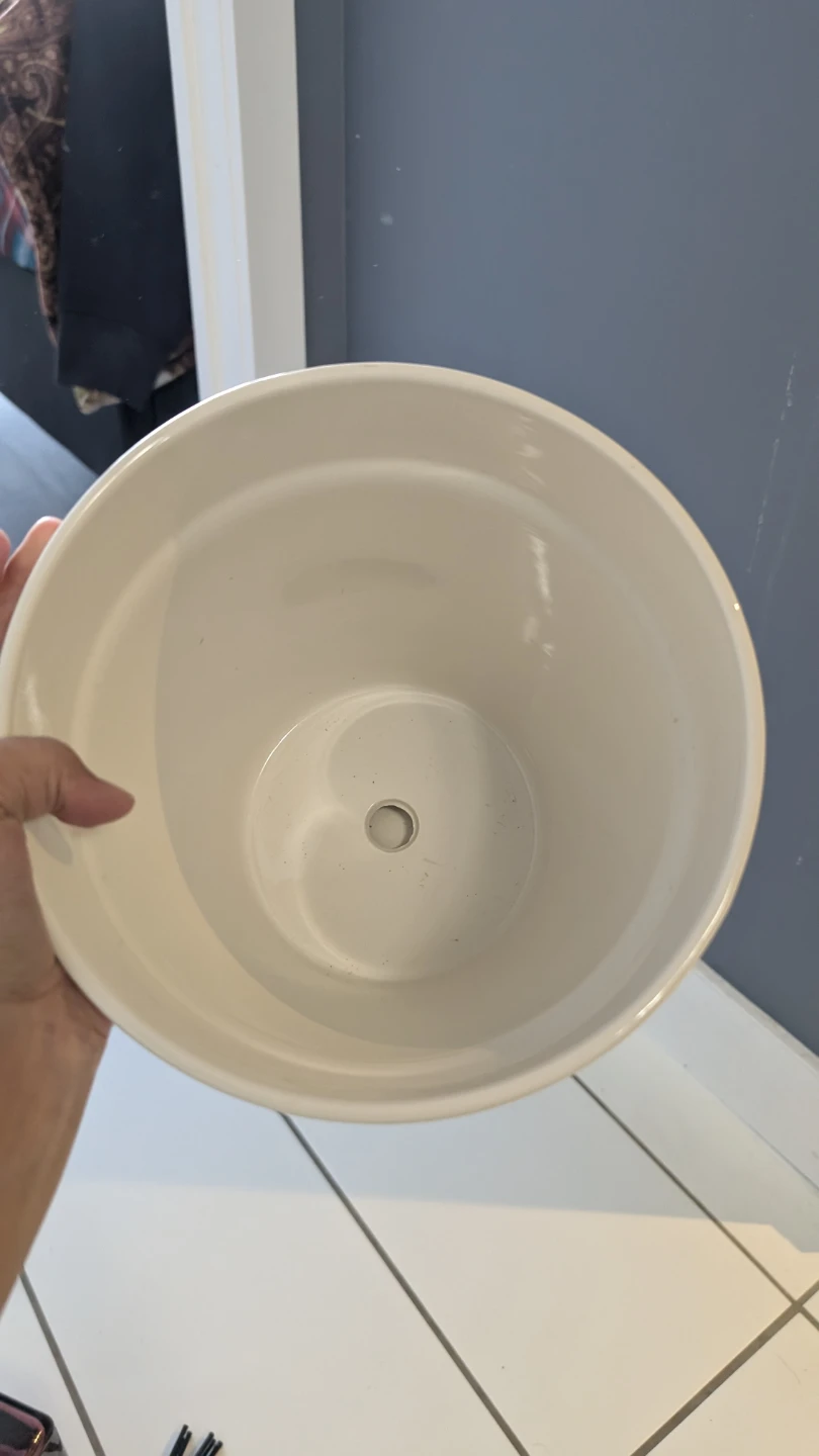 Rae Dunn "Grow" Planter with Saucer - photo 3