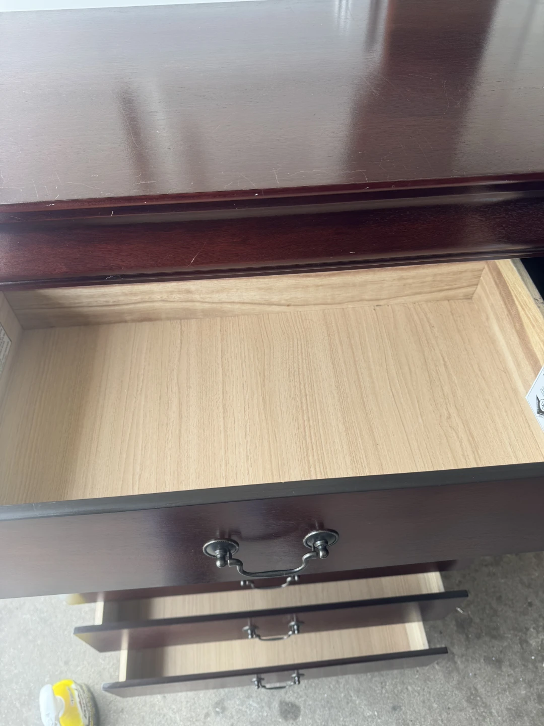 Dark Wood 5-Drawer Chest - photo 5