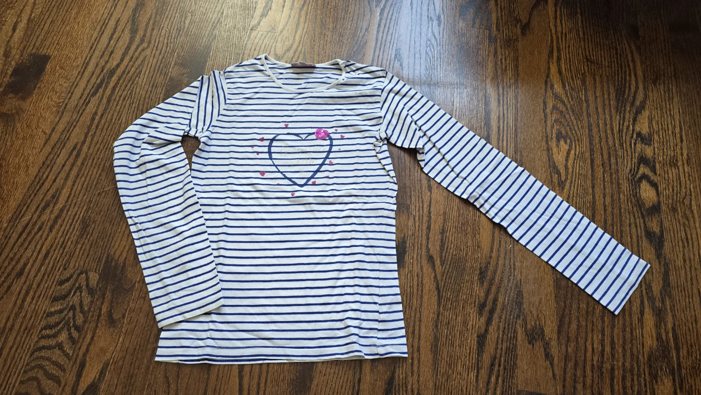 3 Long Sleeve Girls Shirts bundle Size 11-12Y - photo 2