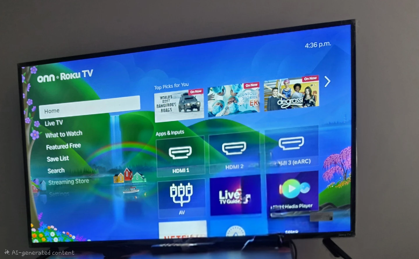 Onn Roku TV 43" Smart TV