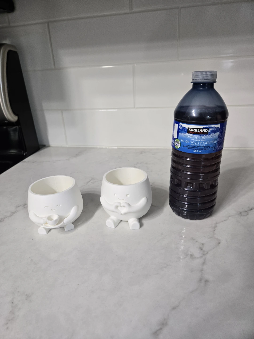 Cute White Planter Pots Set of 2 - photo 2
