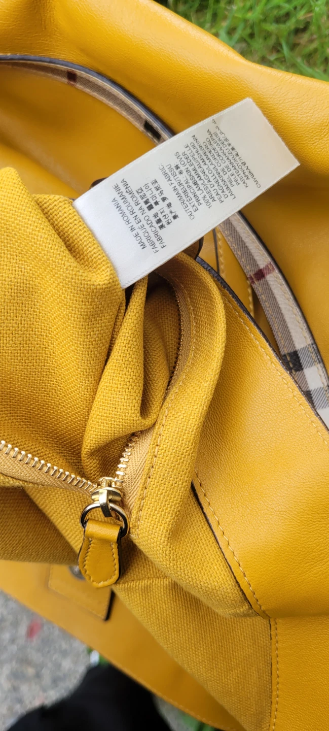 Authentic Burberry - Yellow Leather - photo 4