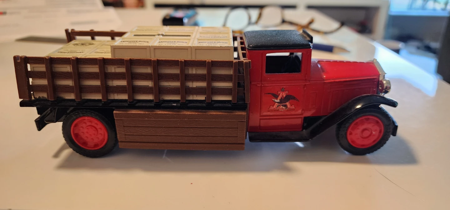 Anheuser-Busch Diecast Delivery Truck with Crates