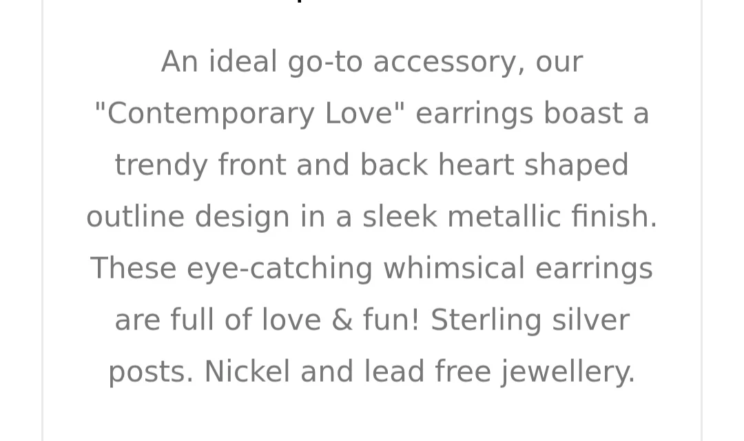 Fifth Avenue Collection Heart Hoop Earrings - photo 2