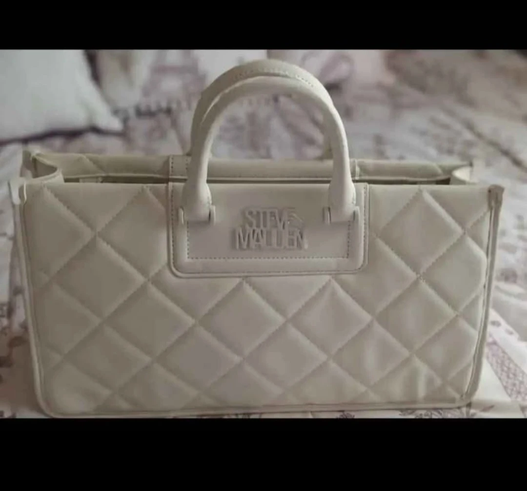 Steve Madden White Quilted Tote Bag - photo 3