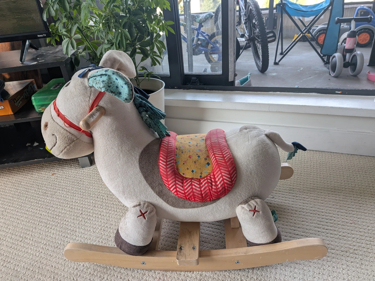 Plush Rocking Horse Toy