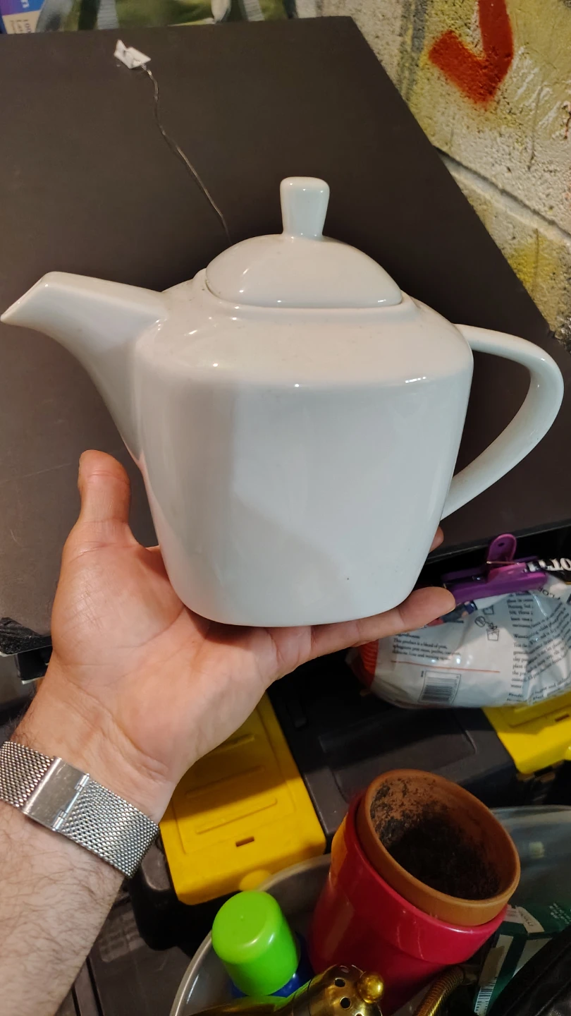 Strawberry Street White Lotus Teapot - photo 2
