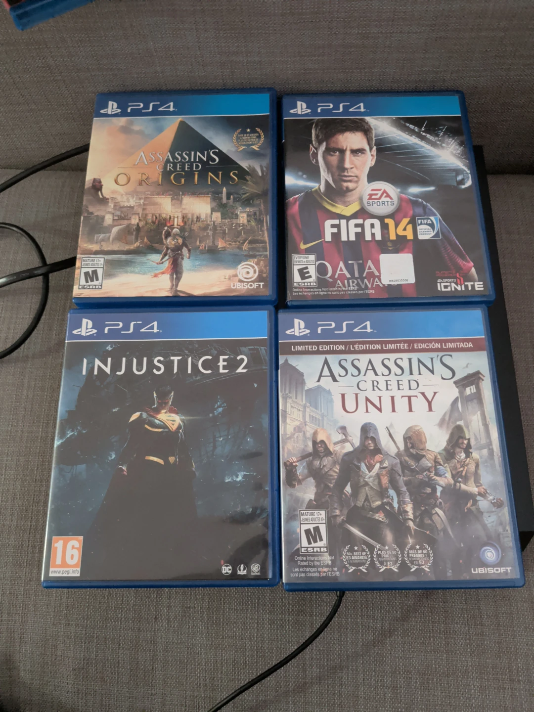 Sony PlayStation 4 Console with Games and Red Controller - photo 3