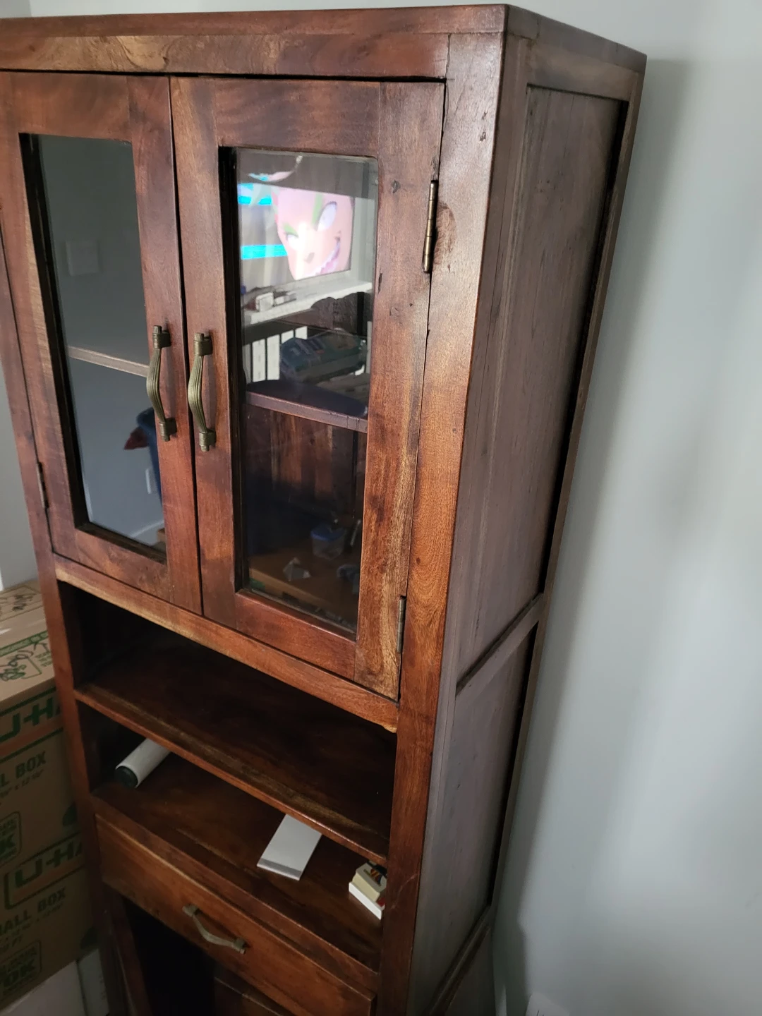 Wooden bar cabinet