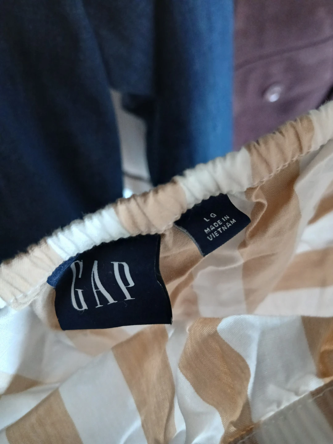 GAP Striped Midi Dress - Large - photo 2