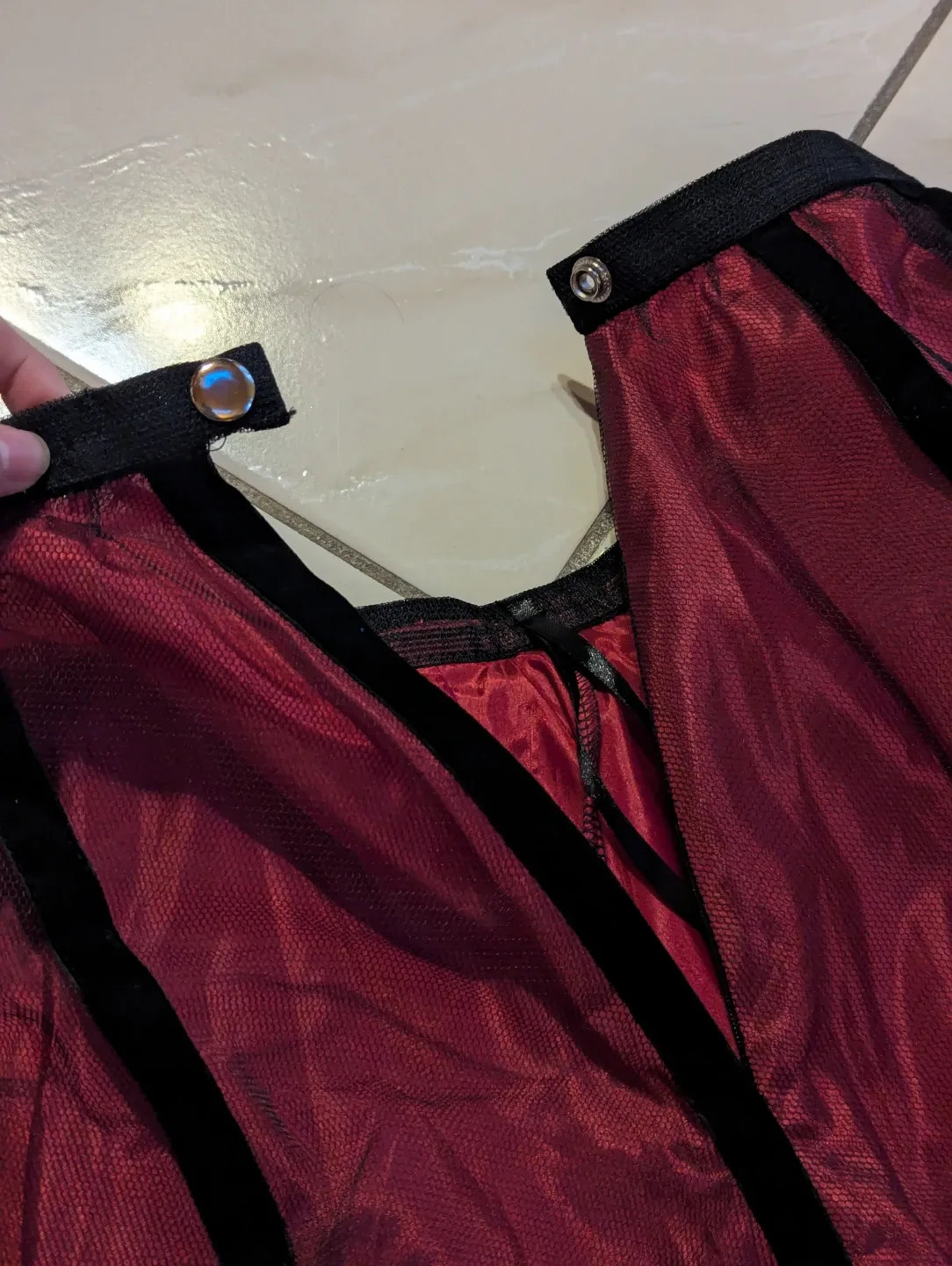 Black & Red Skirt Size M - photo 2