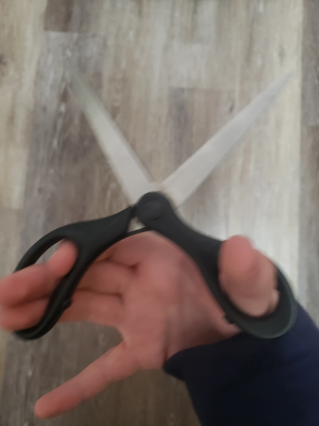 Black handle scissors - photo 2