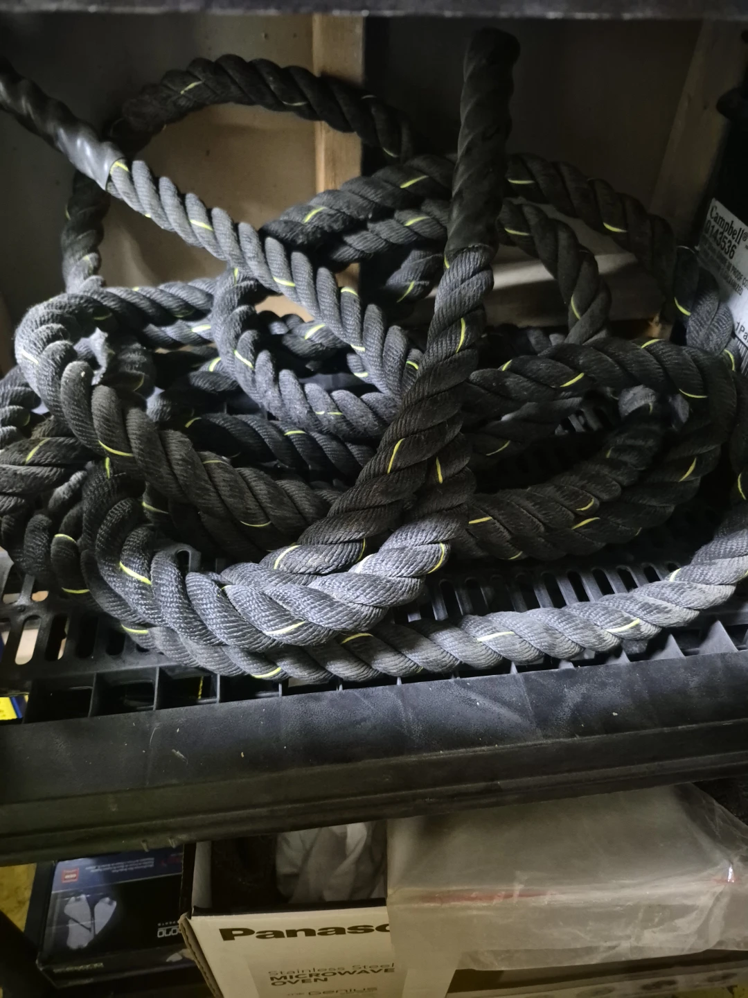 Battle Rope with Wall Mount Anchor