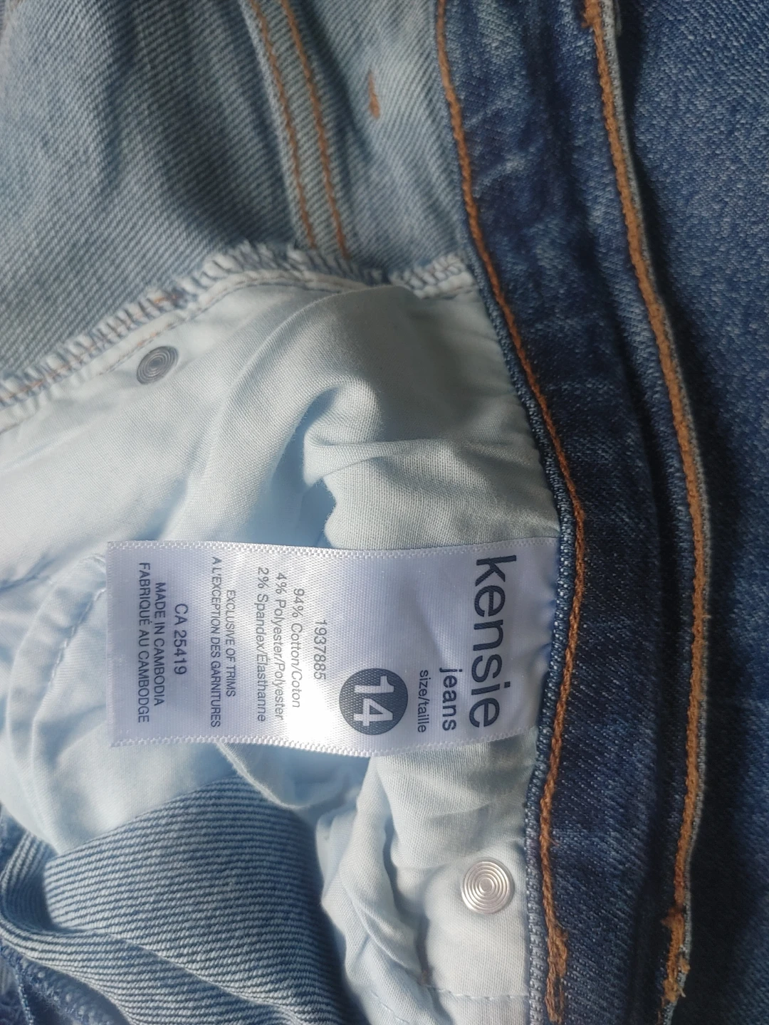 Jeans Size 14 Blue Denim new - photo 2