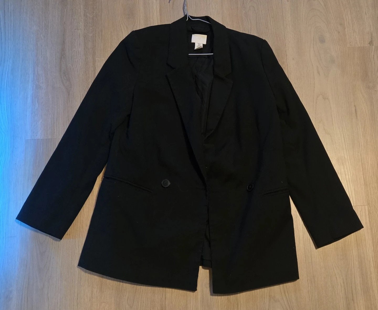 H&M Black Double-Breasted Blazer - XS