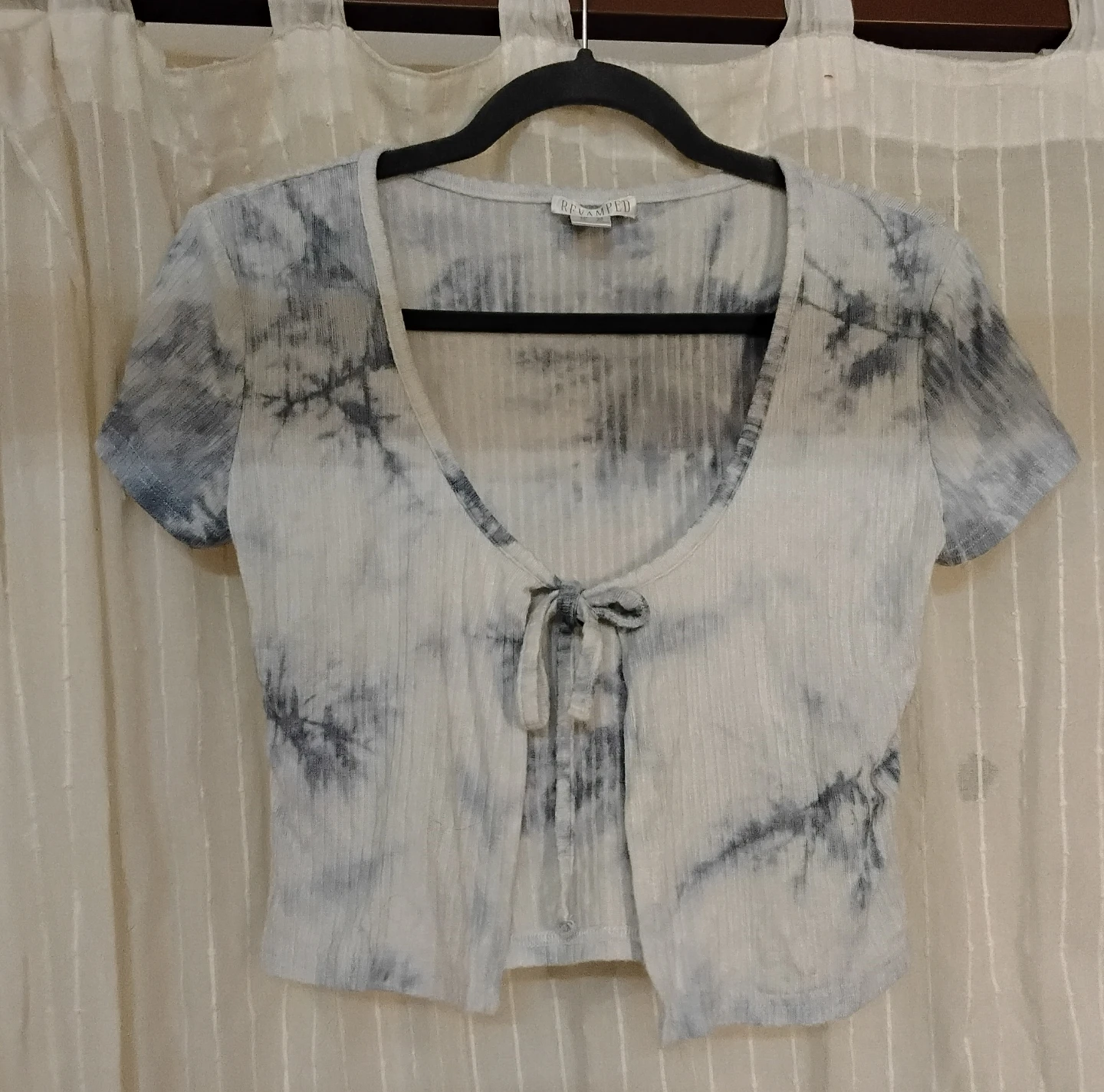 Revamped Tie-Front Crop Top