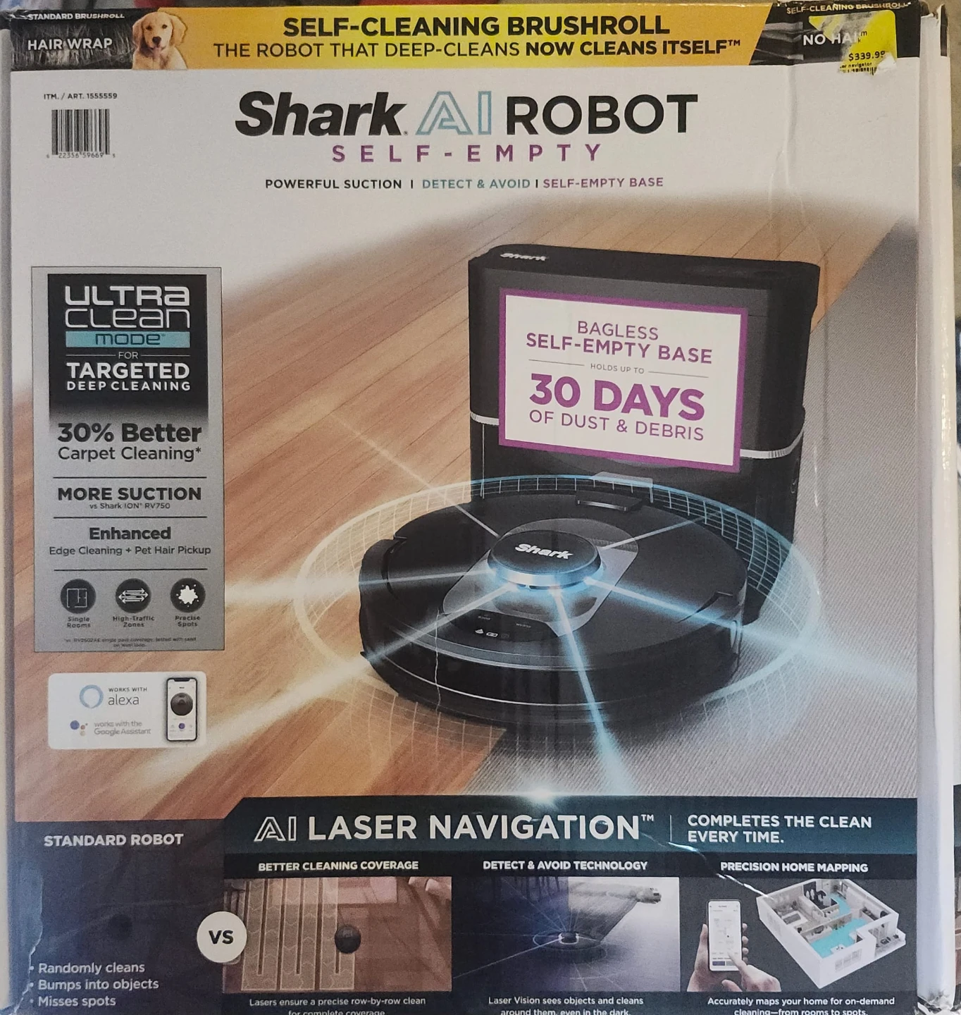 Shark AI Robot Self-Empty Robot Vacuum