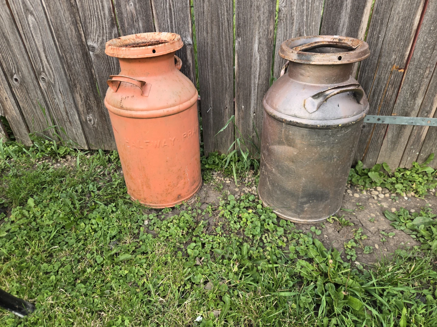 Vintage Milk Cans - Set of 2