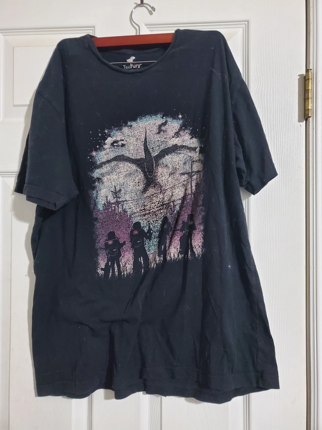 TeeFury XL Black T-Shirt Graphic Print
