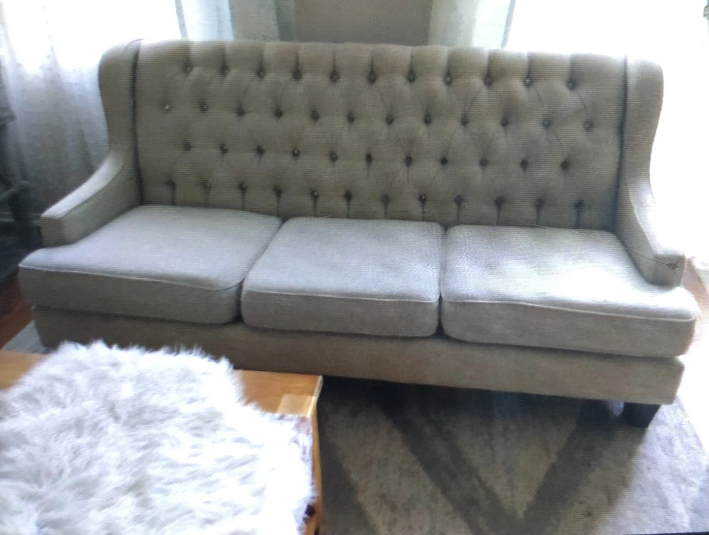 Designer Tufted Sofa - photo 5