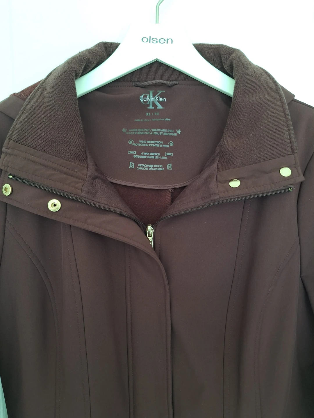 Calvin Klein Women's Burgundy Jacket - photo 2