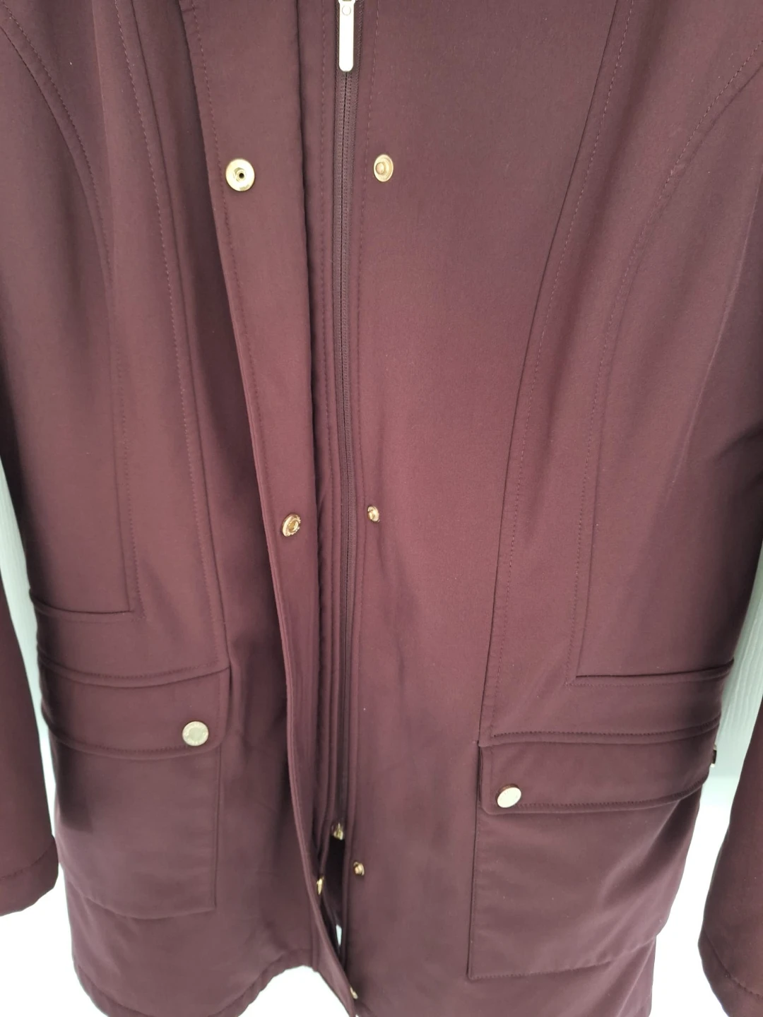 Calvin Klein Women's Burgundy Jacket - photo 3