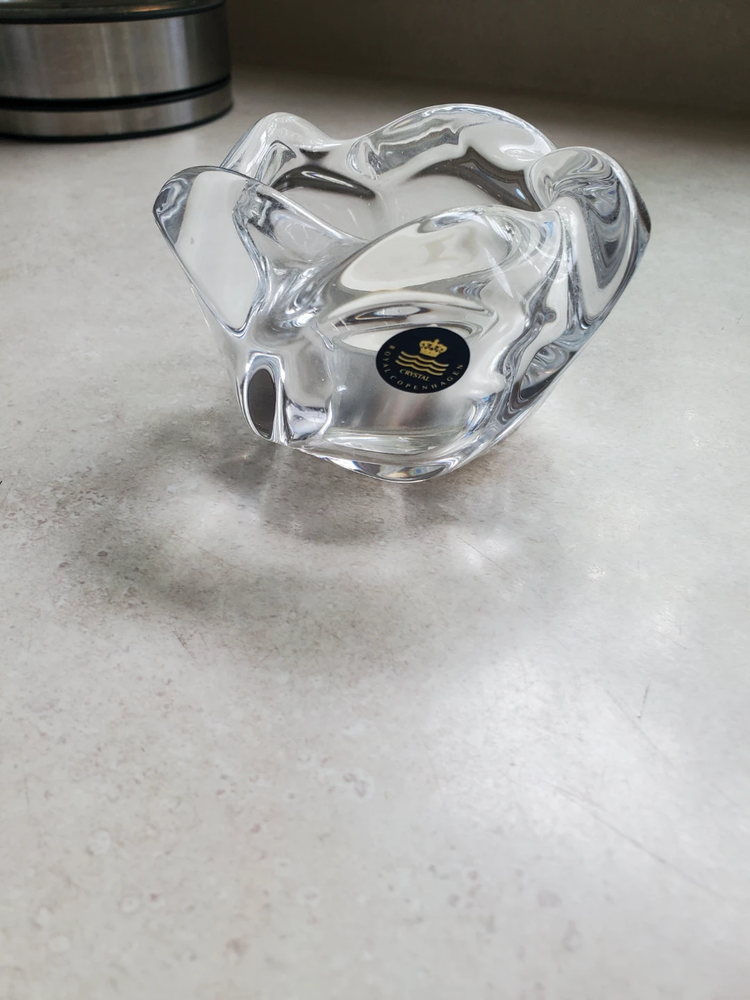 Royal Copenhagen Crystal Candle Holder - photo 3