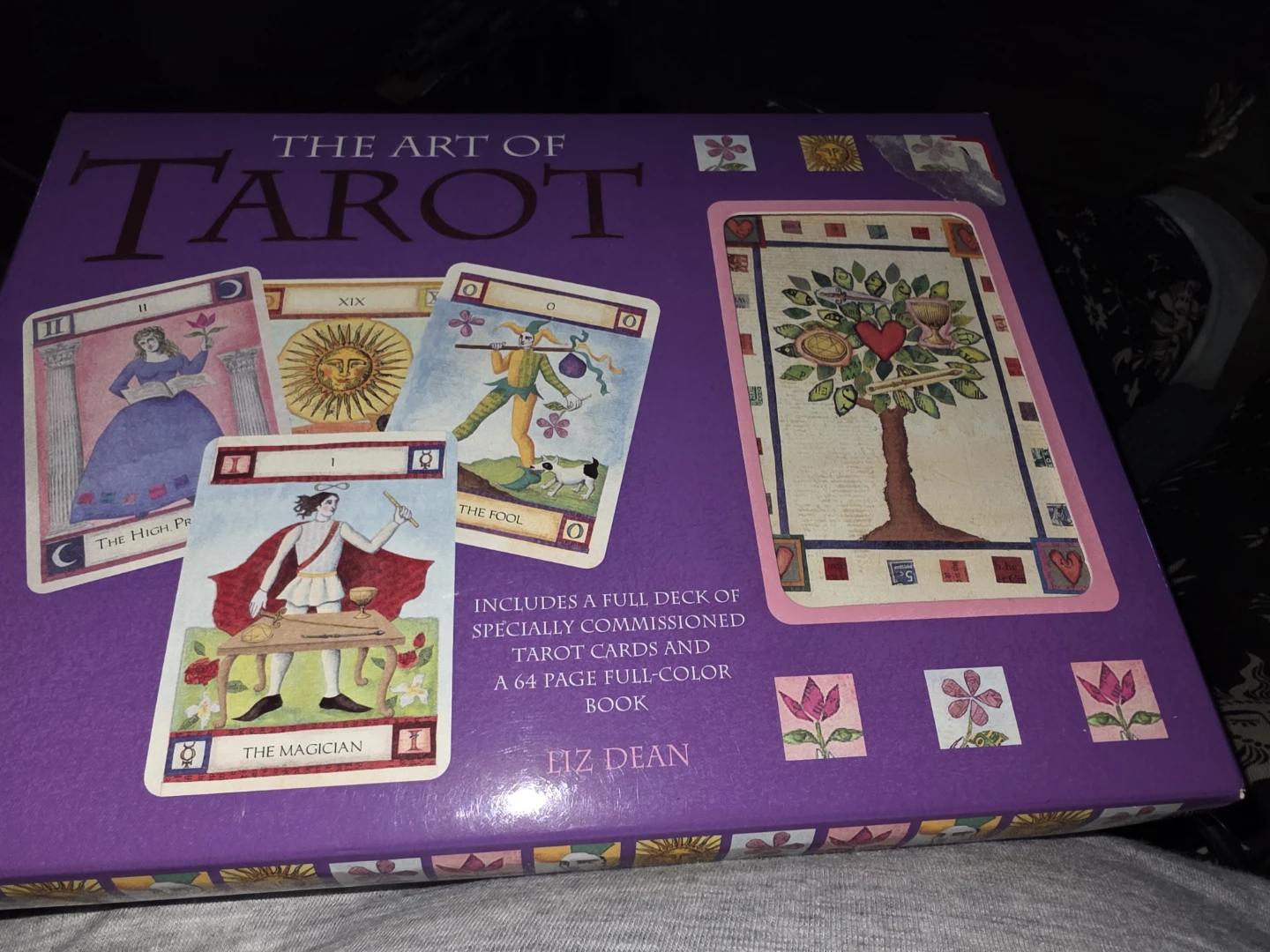 The Art of Tarot Card Deck and Book Set by Liz Dean