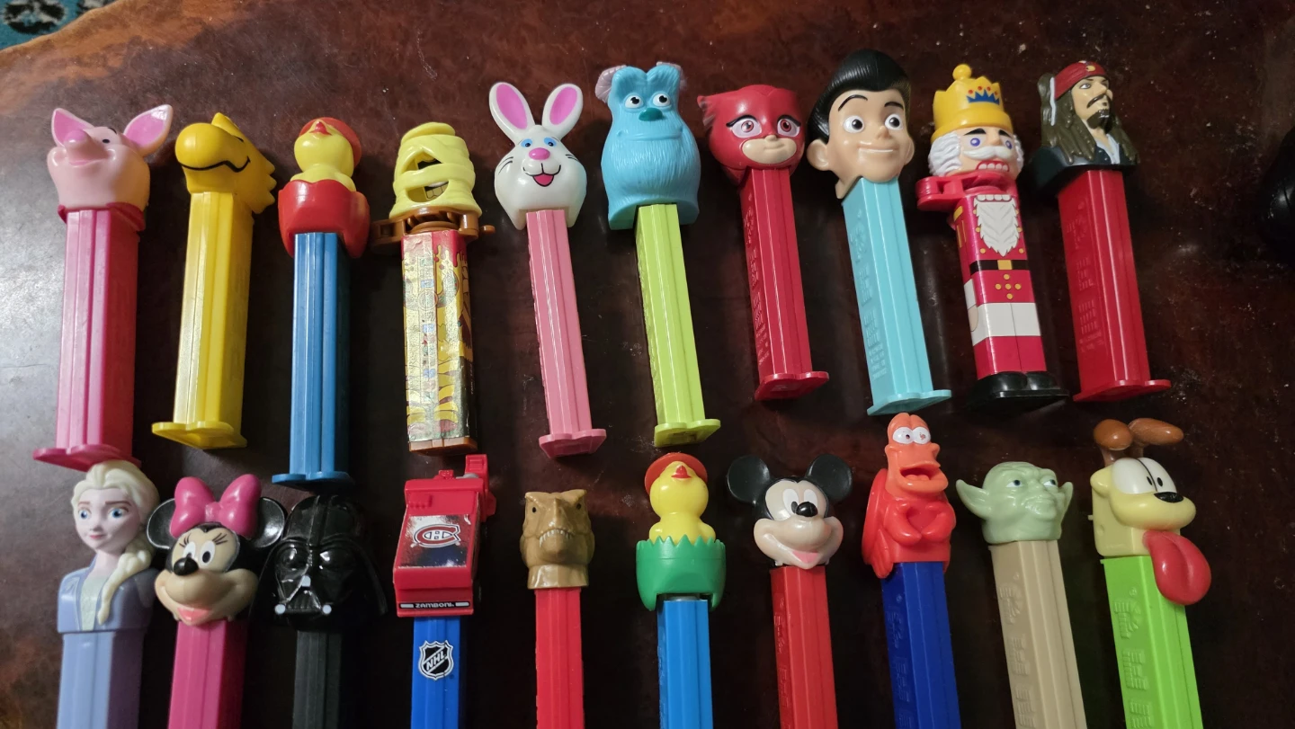 Collection of 20 PEZ Dispensers