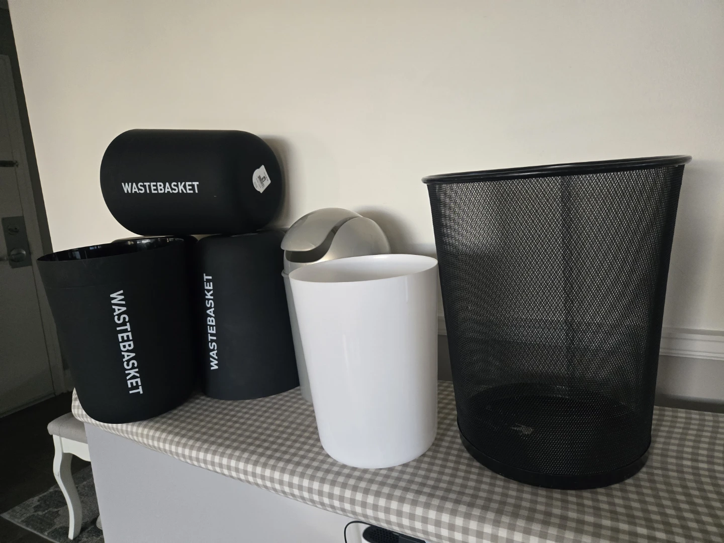 Assorted Waste Baskets /Garbage Cans