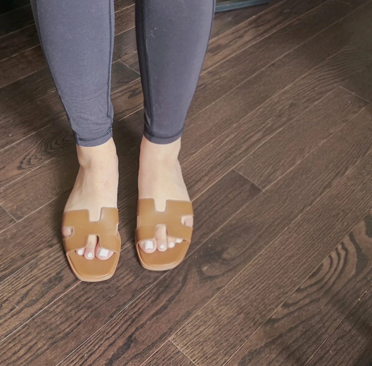 Leather Slides Steven New York - 8.5