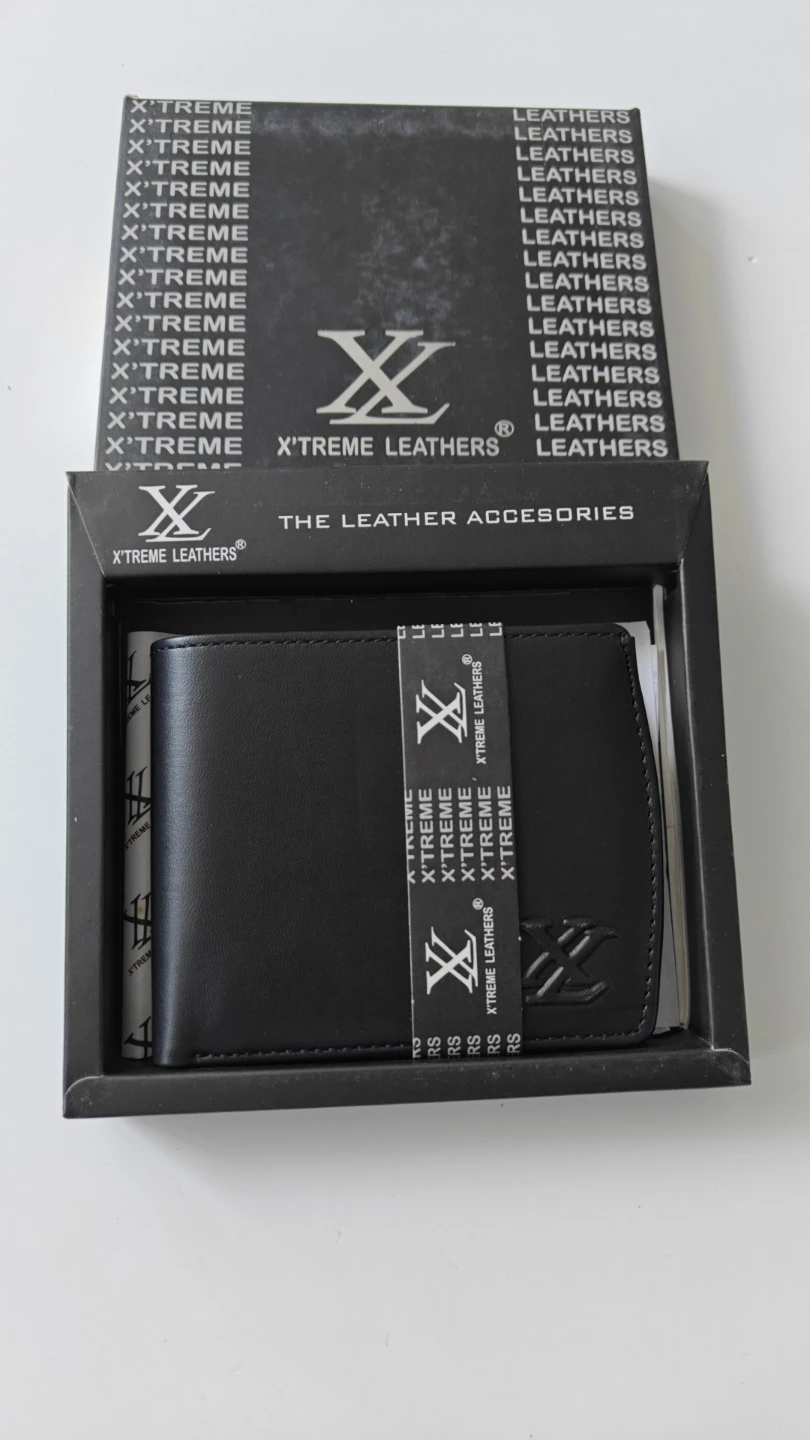 X'TREME LEATHERS Bi-fold Wallet with Box