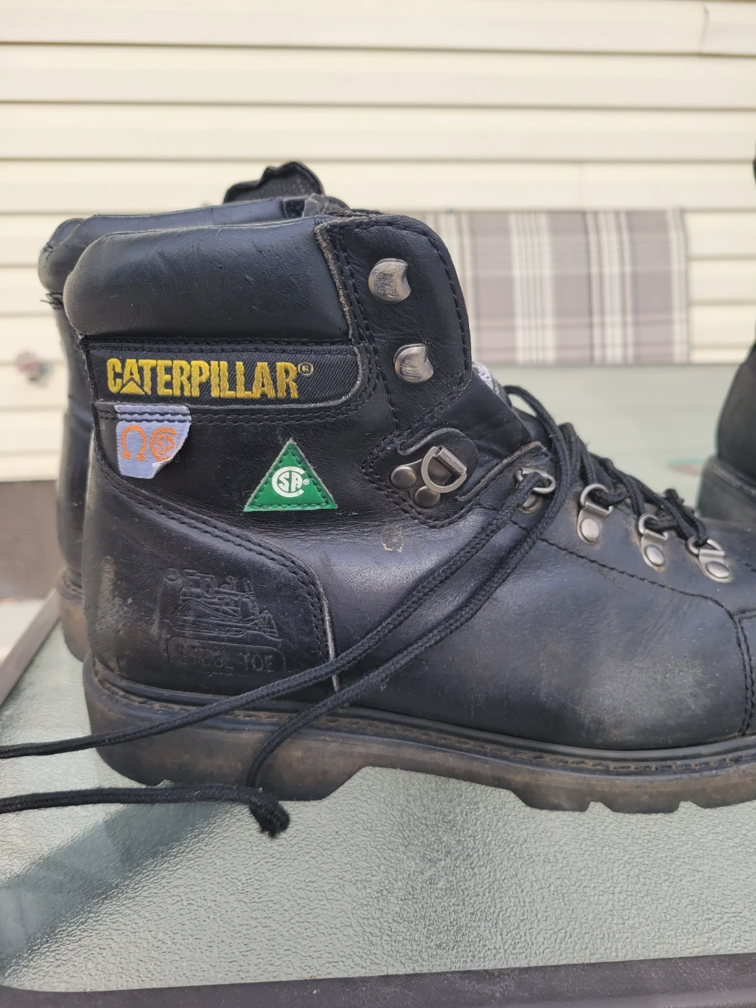 Caterpillar Steel Toe Work Boots size 8.5 - photo 2