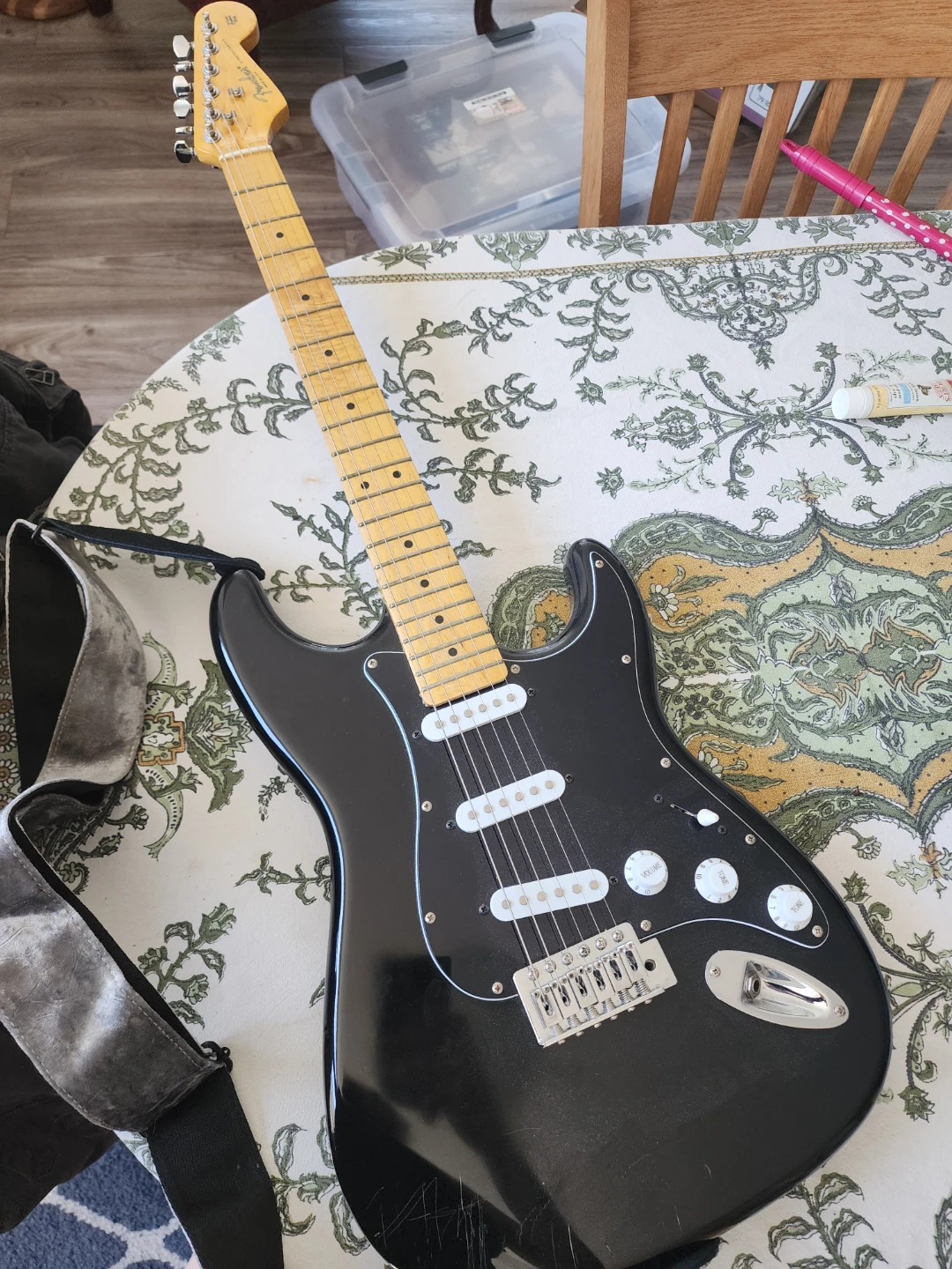 Stratocaster Electric Guitar - Black
