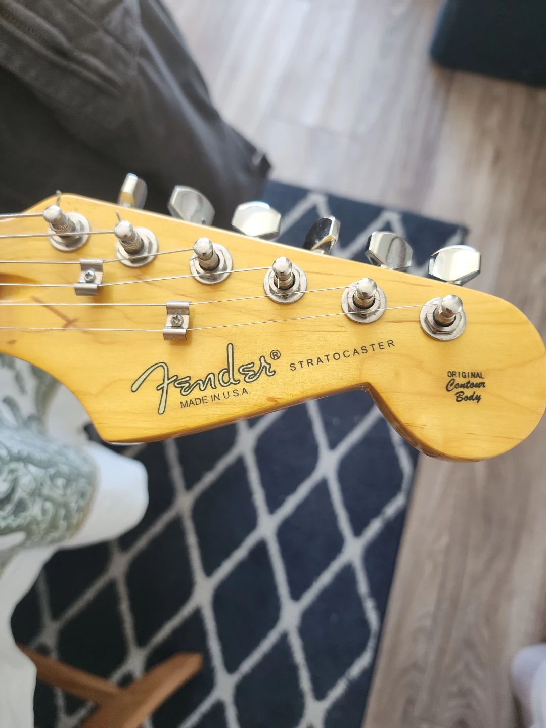 Stratocaster Electric Guitar - Black - photo 2