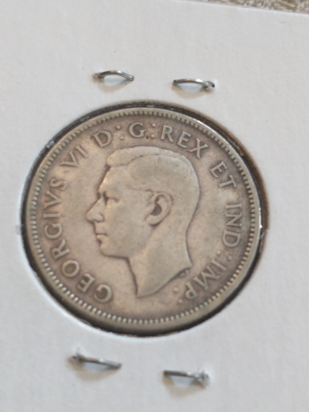 1938 Canadian 25 Cent Coin - photo 4